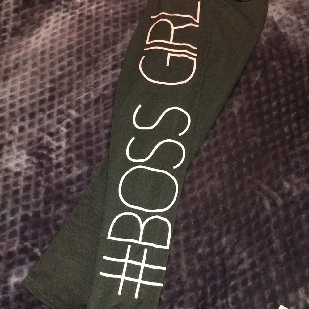 •SOLD• 👖 Women's XL #BOSSGIRL Leggings by Wanna - Picture 5 of 5